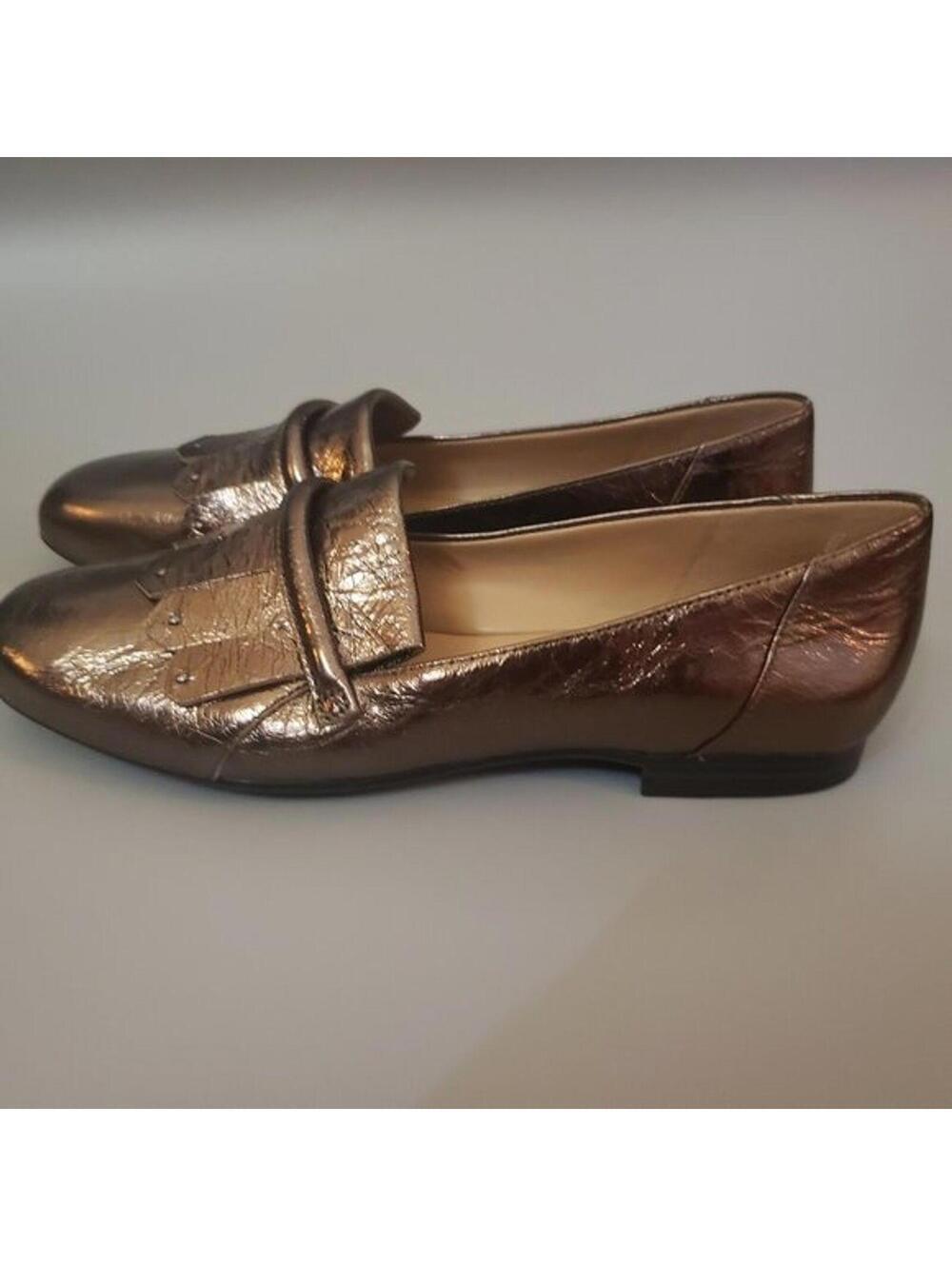 Naturalizer Ellis Bronze Metallic Loafers Flats Women’s 7 Narrow NEW - Picture 4 of 8